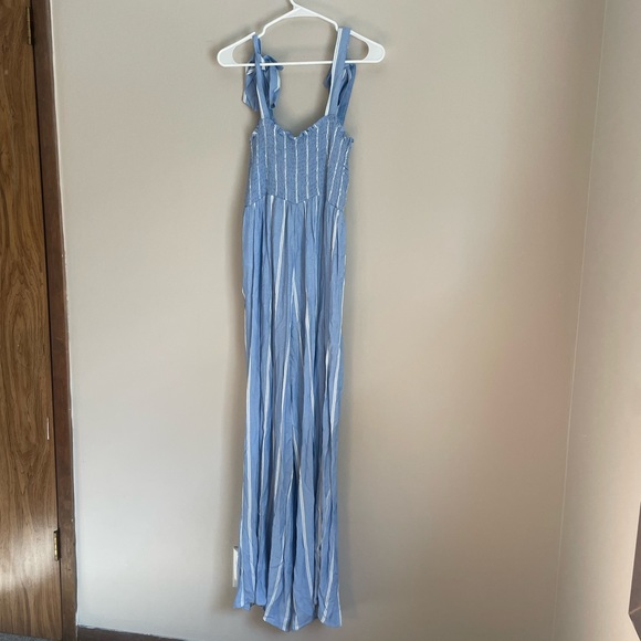 H&m blue striped jumpsuit size 8 new with tags - Picture 6 of 8